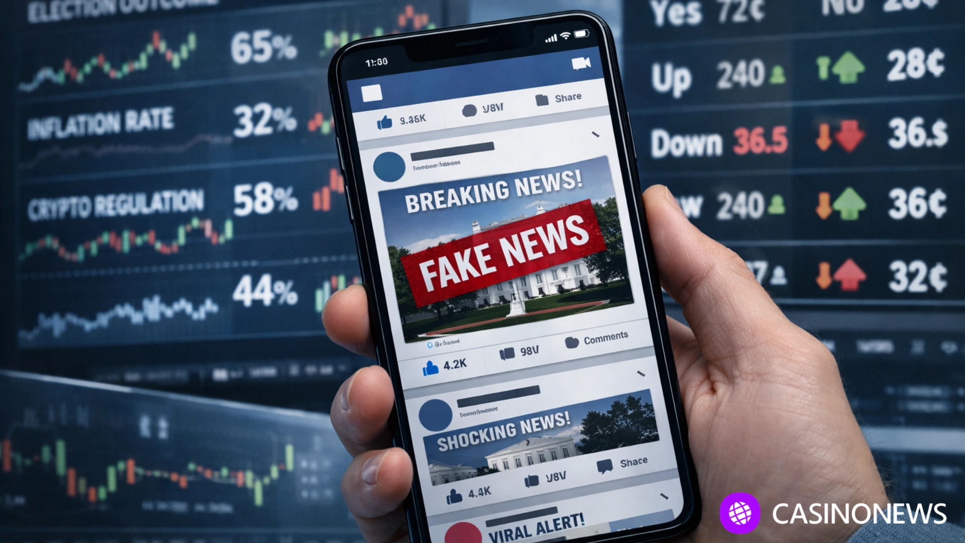 Kalshi, Polymarket linked to social media fake news